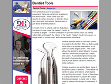 Tablet Screenshot of dentist-tools.com